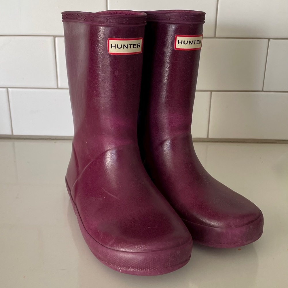 HUNTER Original Kid First Classic Gloss Rain Boots